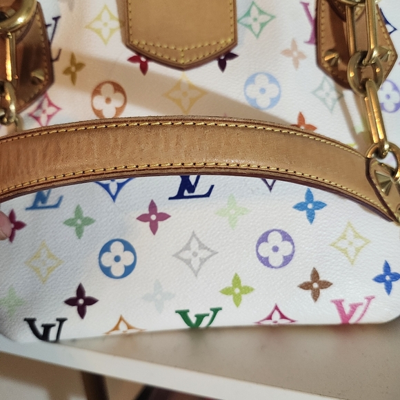 Louis Vuitton Annie MM Multicolor Monogram Tote Bag - Picture 5 of 6